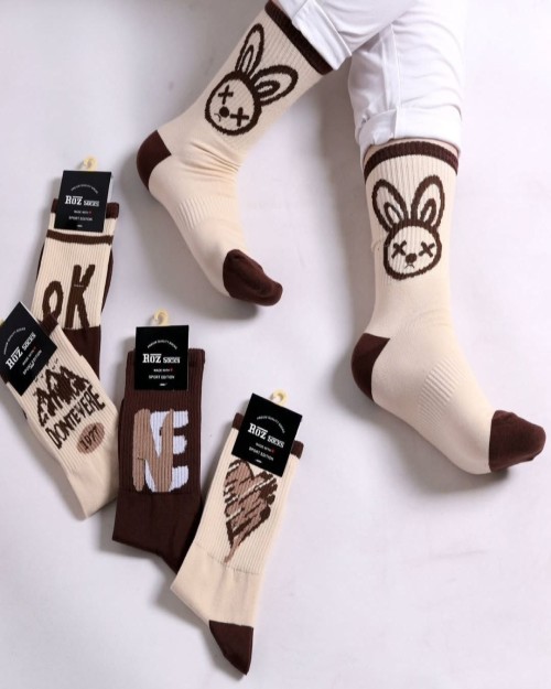  جوراب زنانه ساق بلند فانتزی مشخصات