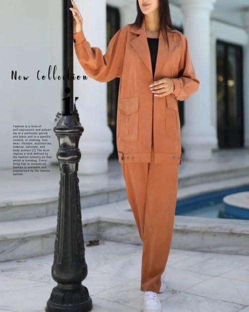  مانتو نرگس ست با شلوار 