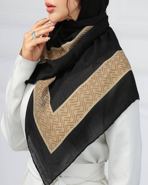  روسری حریر کرپ ایستایی عالی 