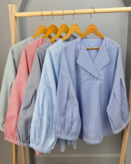  شومیز خنک راه راه مشخصات