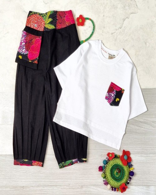  کراپ و شلوار لینن 