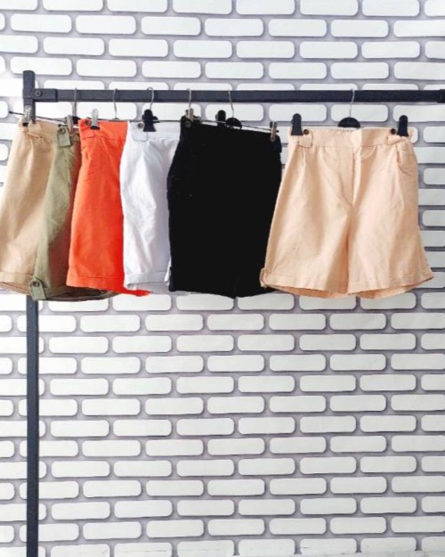  شورتک لنین رنگی جیب دار مشخصات