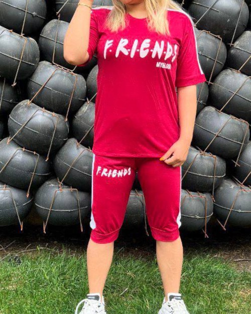  تیشرت شلوارک چاپدار مشخصات