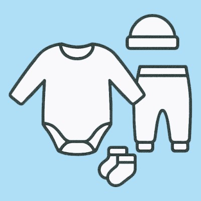 ست لباس و بیمارستانی نوزادی عمده