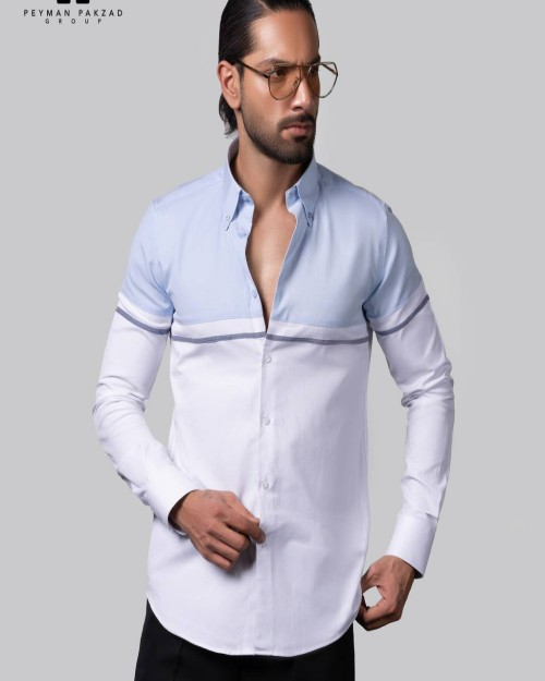  پیراهن آستین بلند پی پا مدل دار کد 588 