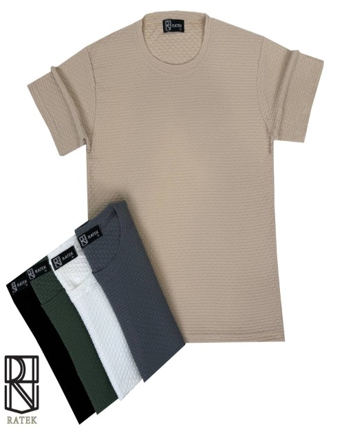 ‎تیشرت پارچه مراکشی طرح داوین درجه یک