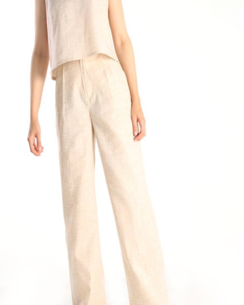  تاپ کراپ و شلوار بگ لنین 